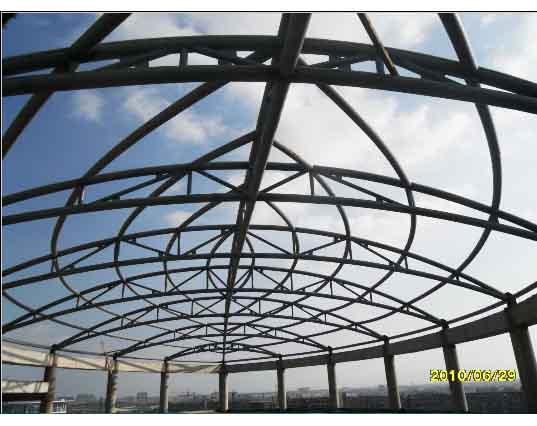 甘肅中煤朔州賓館管桁架工程